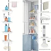 Adjustable Multi Corner Shelf Bathroom Organizer Storage Rack