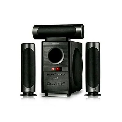 Djack Woofer Hifi Home Theater with Bluetooth, FM Radio AK -903L - Black AK -903L - Black