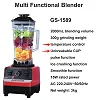 Global Star Juice Blender 2 Litres 2 In 1 GS-1589 - Red&Black