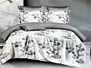 6x6 4pc Duvet Set (1bedsheet,1duvet,2pillowcases) - Multicolor