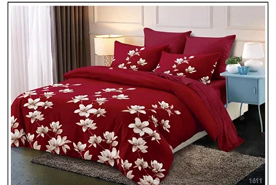 6x6 4pc Duvet Set (1bedsheet,1duvet,2pillowcases) - Multicolor