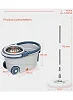 360° rotating spin mop with bucket