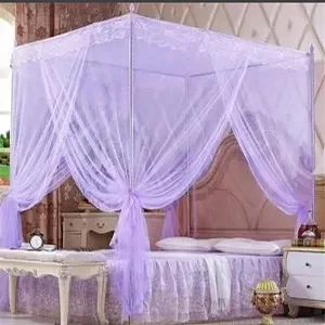 4 Stand / Pole Mosquito Net 4x6 - Purple