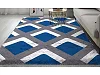 1.5m x2m Luxurious Fluffy Center carpet- Multicolor