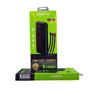 Oraimo Power Bank 10000mAh With Charging Cables
