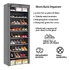 Shoe Rack Organizer 9 Tiers Dust-proof & Stainless Steel