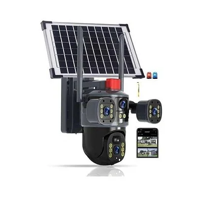 Ai Solar Camera 3-in-1: Wireless 8K Security Outdoor Camera