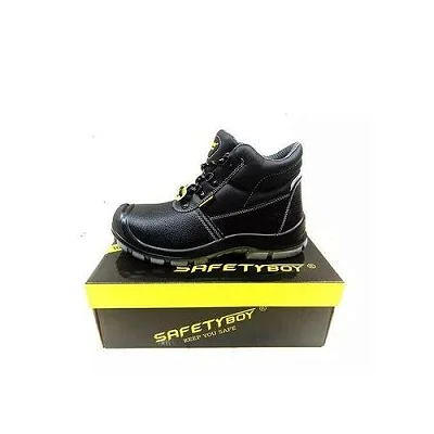 Safety Boy Heavy Duty Men's Boots Shoes - Black ( 40,41,42,43,44,44,45)