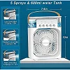 3-in-1 portable personal air cooler fan air humidifier, and mist sprayer.