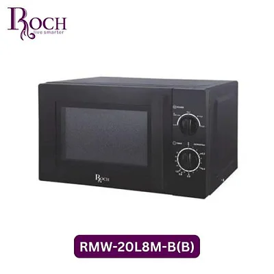Roch 20L Microwave Oven - Black (2YRS WRNTY)