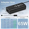 DELL 65W Type C Laptop Charger Compatible with HP Lenovo ThinkPad IdeaPad ASUS ROG Acer Samsung MSI Huawei and More Universal USB C Fast Power Adapter