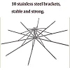 5x6 Umbrella Structure Canopy Bed Net-pink