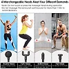 6-Speed ​​Massage Gun Massager + 4 Heads - Black