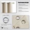 2 Pcs Curtain pieces 2 by 1.5m & 3m White Net - Brown (