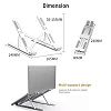 Portable adjustable laptop stand