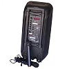 Cortina Dual 12" Public Address Speaker Rechargeable With Three Microphones -Black