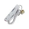 Bundle Of TV & Fridge Guard And Power King 4way Extension Cable - White