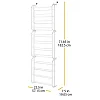 Door/Wall Mount Shoe Rack