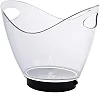 Refrigerated Transparent Ice Bucket，Colorful LED Light Gradient Ice Buckets Bar Wine