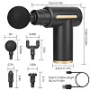 6-Speed ​​Massage Gun Massager + 4 Heads - Black
