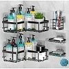 5-Pack Shower Caddy, 304 Stainless Steel Bathroom Organizers - Black
