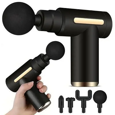 Professional Muscle Relax Massager - 4 Changeable Heads for Body Pain