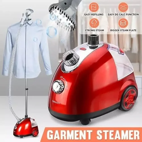 RAF Vertical Garment Steamer -Red