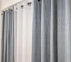 2 Pcs Curtain pieces 2 by 1.5m & 3m White Net - Grey