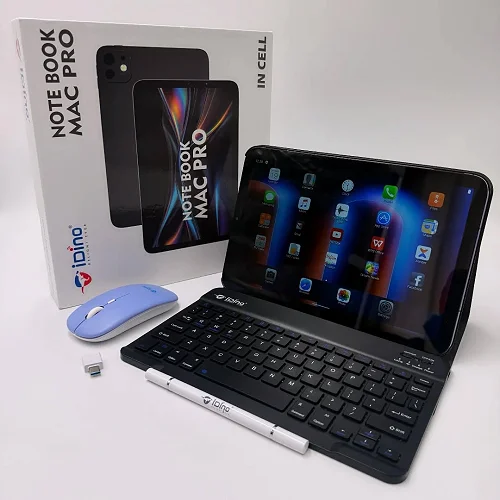 Idino IMAC PRO 10.1 Inch Tablet 16GB RAM 512 ROM, 10000mAh Battery ,Eye Protection, With Bluetooth Keyboard,Mouse