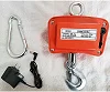 500KG Rechargeable Hanging Crane Weighing Scale - Black