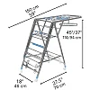Clothes Drying Rack / Foldable Laundry Drying Rack In/ Outdoor Use