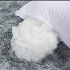 4pcs Fibre Pillows Big Size  - White