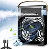 3-in-1 portable personal air cooler fan air humidifier, and mist sprayer.