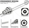 Original York Barbell And Dumbells 2025 Model Set, 50kg - Silver