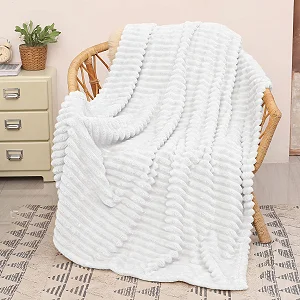 5*6 Soft Fleece Blanket Fit - White