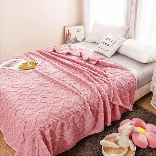 6x6 Ultra Soft Warm Throw Fleece Blanket - Multicolor