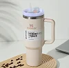 Insulated Vacuum Stainless Steel Stunley Cup / Mug 1200mls -Cream