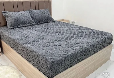 5x6 Mattress cover with 2pillowcases - Grey
