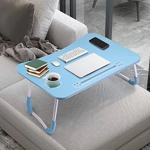 Multi-Functional Foldable Laptop/Bed Table - Blue