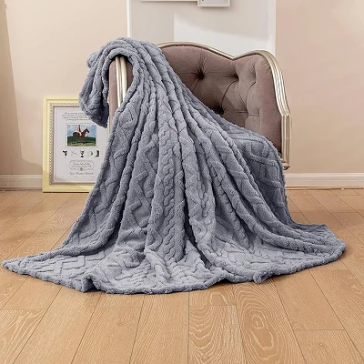 5x6 Ultra Soft Warm Throw Fleece Blanket - Multicolor