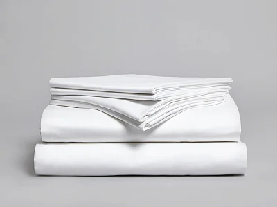 6x6 6pcs Fitted Bedsheets  With 4 Pillowcases - White