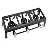 Tripple 3 Gas Stove Burners  For Commercial Use - Black