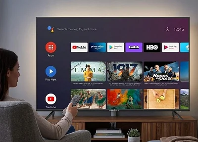 43Inch Smartec Android Smart HD LED Digital Frameless TV With Netflix YouTube- Black