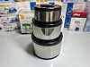 3PCs Stainless Steel Lunch Box Warmers 2.5L, 5L, 8L-  Silver