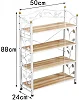 4-tier Metal Stands Storage Shoe Rack - white