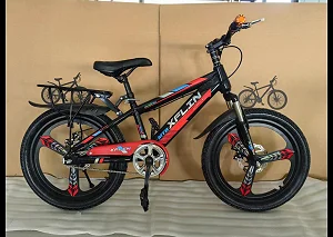 Size 20 Kids Sports Bicycle (9- 14 Years) With Dual Brakes And Designs Vary-Multicolours