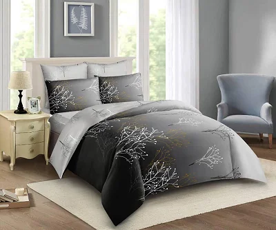 5x6 4pcs Duvet Set With (1bedsheet,1duvet,2pillowcases) - Multicolor