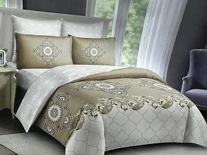 6x6 4pc Duvet Set (1bedsheet,1duvet,2pillowcases) - Multicolor