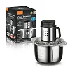 RAF R.7025A 5 Liter Stainless Steel Food Processor 1000 Watt - Black/silver