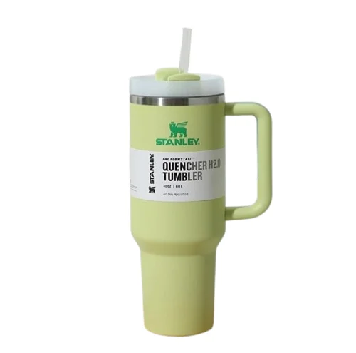 Insulated Vacuum Stainless Steel Stunley Cup / Mug 1200mls -Green